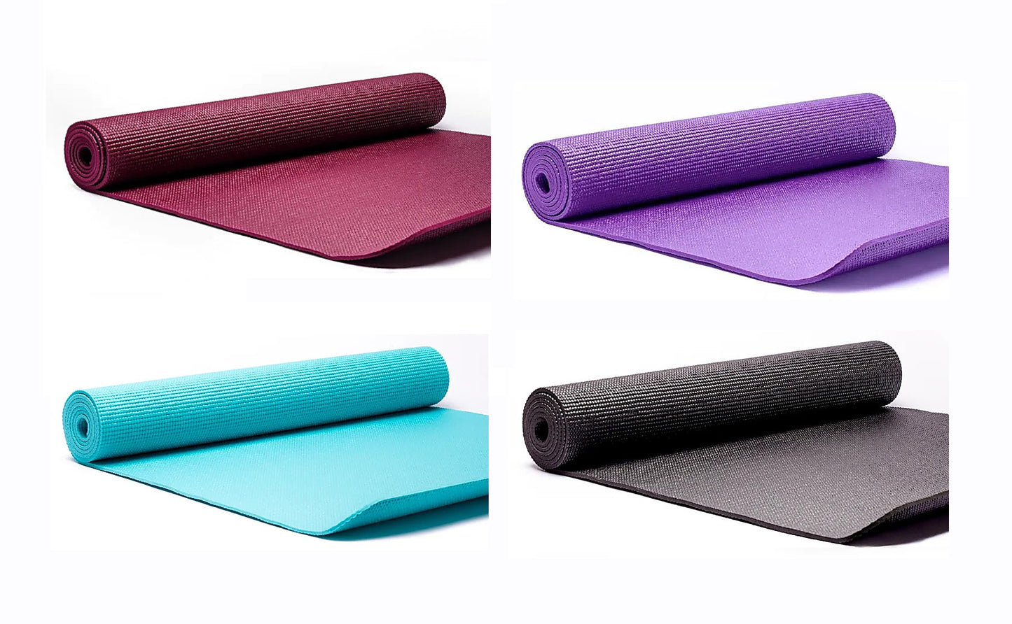 Tapis de yoga TPE en pvc, de 61x183x0.5 centimètres - 1,2 kilogrammes. Excellente adhérence, souple et léger. Convient aux formes de yoga d'intensité légère à moyenne, comme le Hatha et le Yin Yoga !
