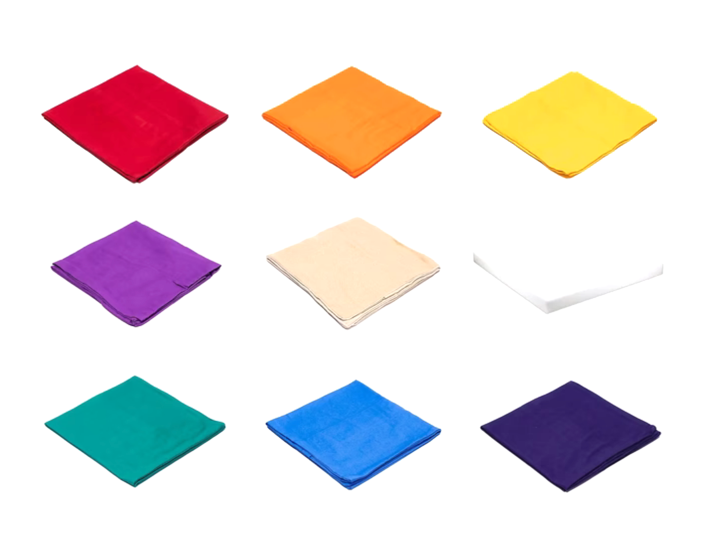 Housse pour tapis de Méditation en coton, 7 couleurs au choix + 1 Modèle en chanvre + option 'carré en mousse pour rembourrage'. taille 65x65x5 centimètres. Fait au Népal !