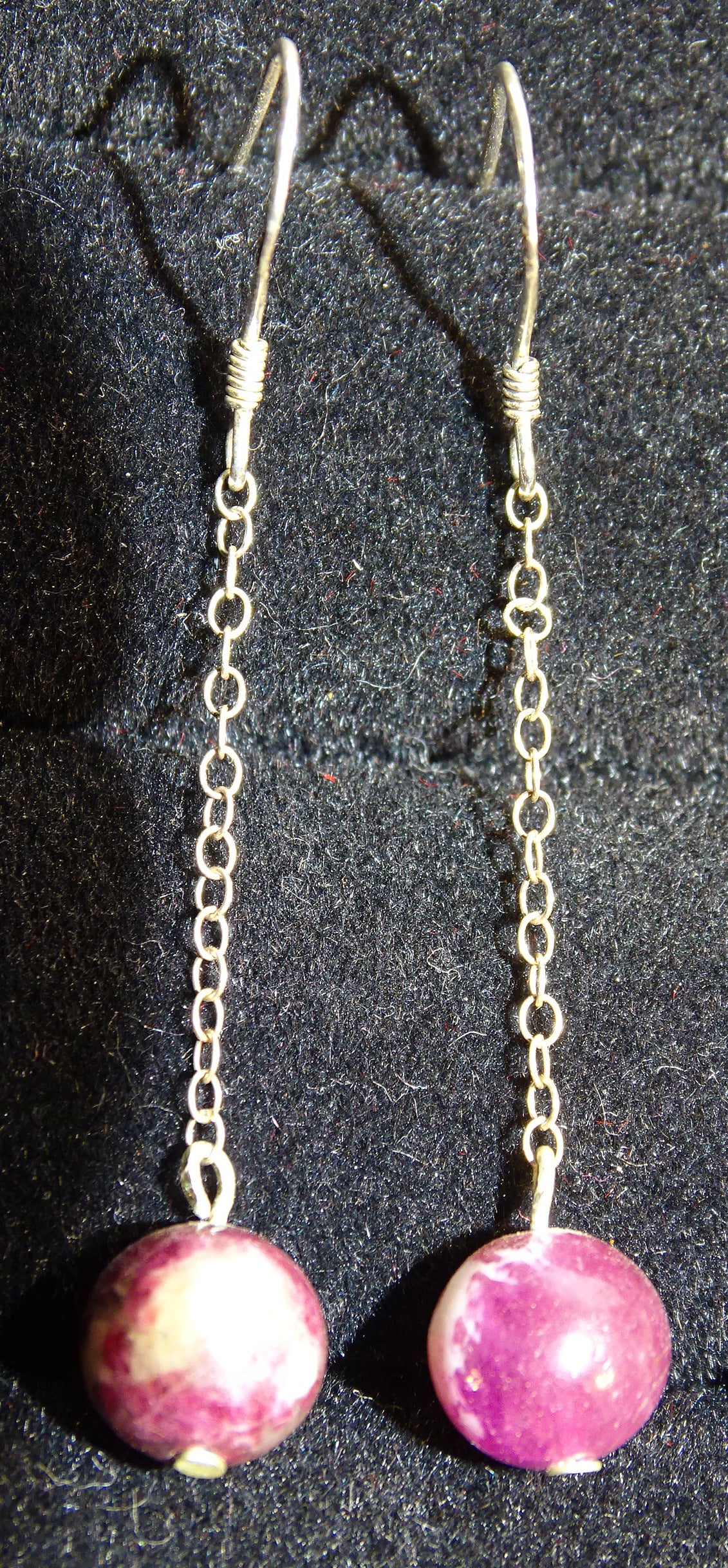 Boucles d'oreilles - Collection 'Perles & chaînes', concept Gem & Zen, qualité AA à AAA, montées par 'Zen Curiosity'. Argent, laiton ton Argent ou doré + options pour des choix de montures, parfait !
