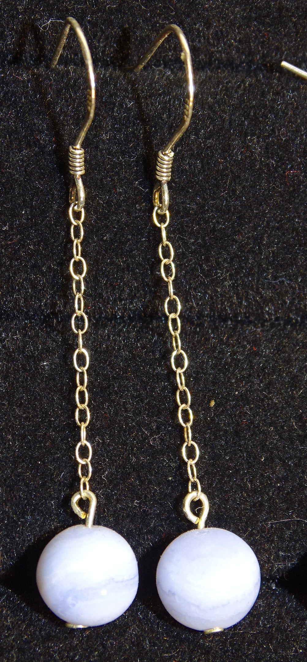 Boucles d'oreilles - Collection 'Perles & chaînes', concept Gem & Zen, qualité AA à AAA, montées par 'Zen Curiosity'. Argent, laiton ton Argent ou doré + options pour des choix de montures, parfait !