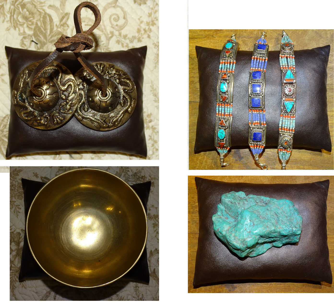 Set de 3 coussins de 11x7x4 cm environ, pour présentation de bijoux ou autres, 100 % fait main en simili cuir. Demandez nous un format sur mesure suivant vos besoins ! Vendu par 3 pièces !