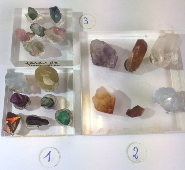The 'Crystal Gardens' concept features 3 unique kits to choose from. These valuable crystals are renowned for their gem-like qualities, colors, and shapes. These are nature's little wonders!