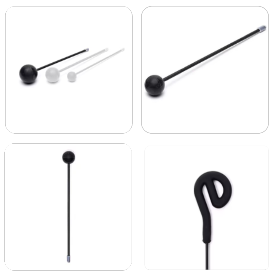 Maillet de friction spècial gong, également appelé «flumie», est conçu pour extraire des sons longs et soutenus ainsi que des riches harmoniques d’un gong !