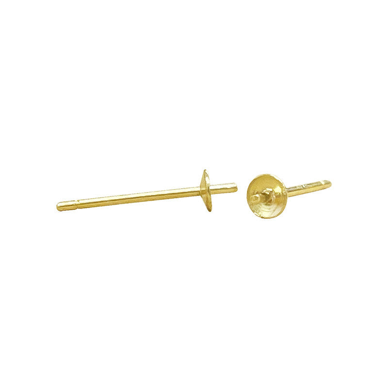 Sélection d'apprêts plaqués Or 3mm, fermoir, tiges, anneau, chaîne, puces d'oreilles... Très bonne qualité, parfait pour vos créations ou pour réparation !
