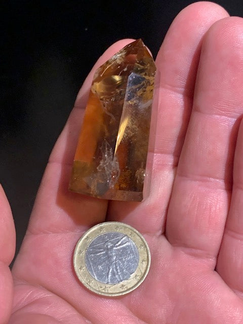 Citrine - Pointe/ Laser - 47 x 24 x 21 mm - 38,9 gr.