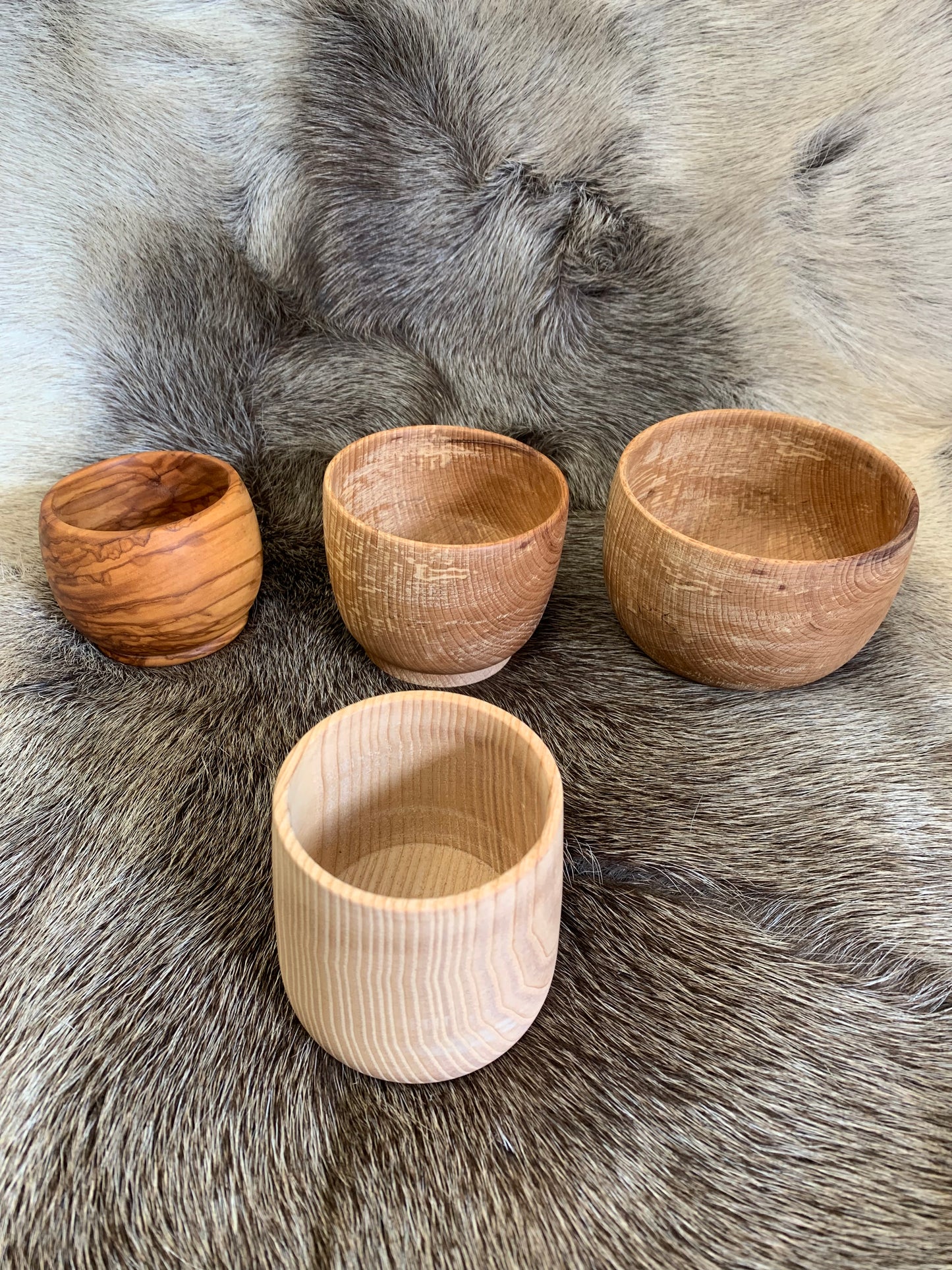 Verre/ Gobelet/ Tasse/ Bol ou Mug, fait en bois avec ou sans gravure de Runes, 4 modèles au choix. Fait main en France (19), très belle qualité, magnifiques pièces !