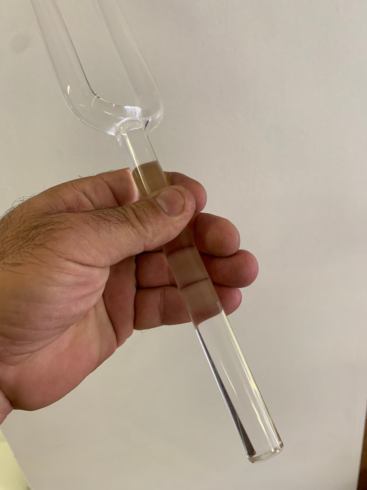 Diapason de cristal (quartz) accordé en DO#/ Cis - 45 cm x 6 de largeur. Livré avec boîte de protection en mousse et maillet adapté !