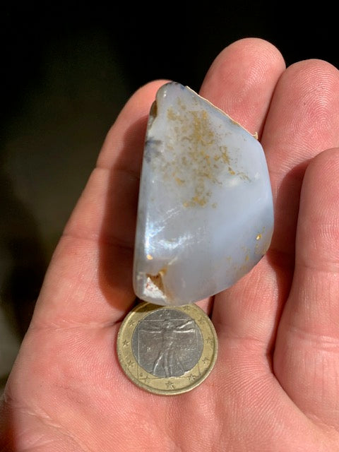 Agate Polyédrique, petite géode - 45 x 35 x 26 mm - 19,5 gr.