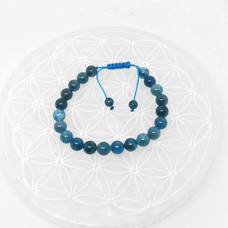 Collection de bracelets n°5, à fermeture coulissante de type 'Mala, simple rang, avec perles de 8mm - De 7 à 21 cm. Superbes perles de qualité AA à AAA !