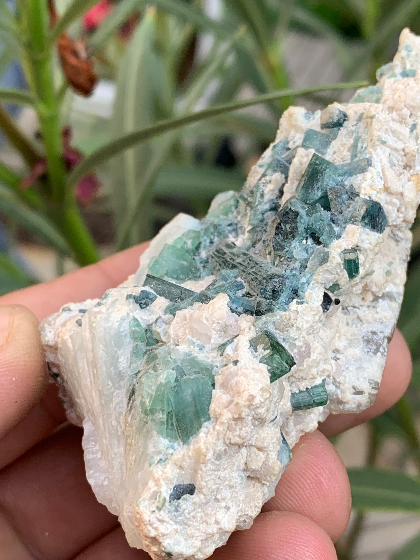 Tourmaline verte/ Verdélite, spécimen naturel de 87 x 57 x 45 mm - 139,7 grammes !