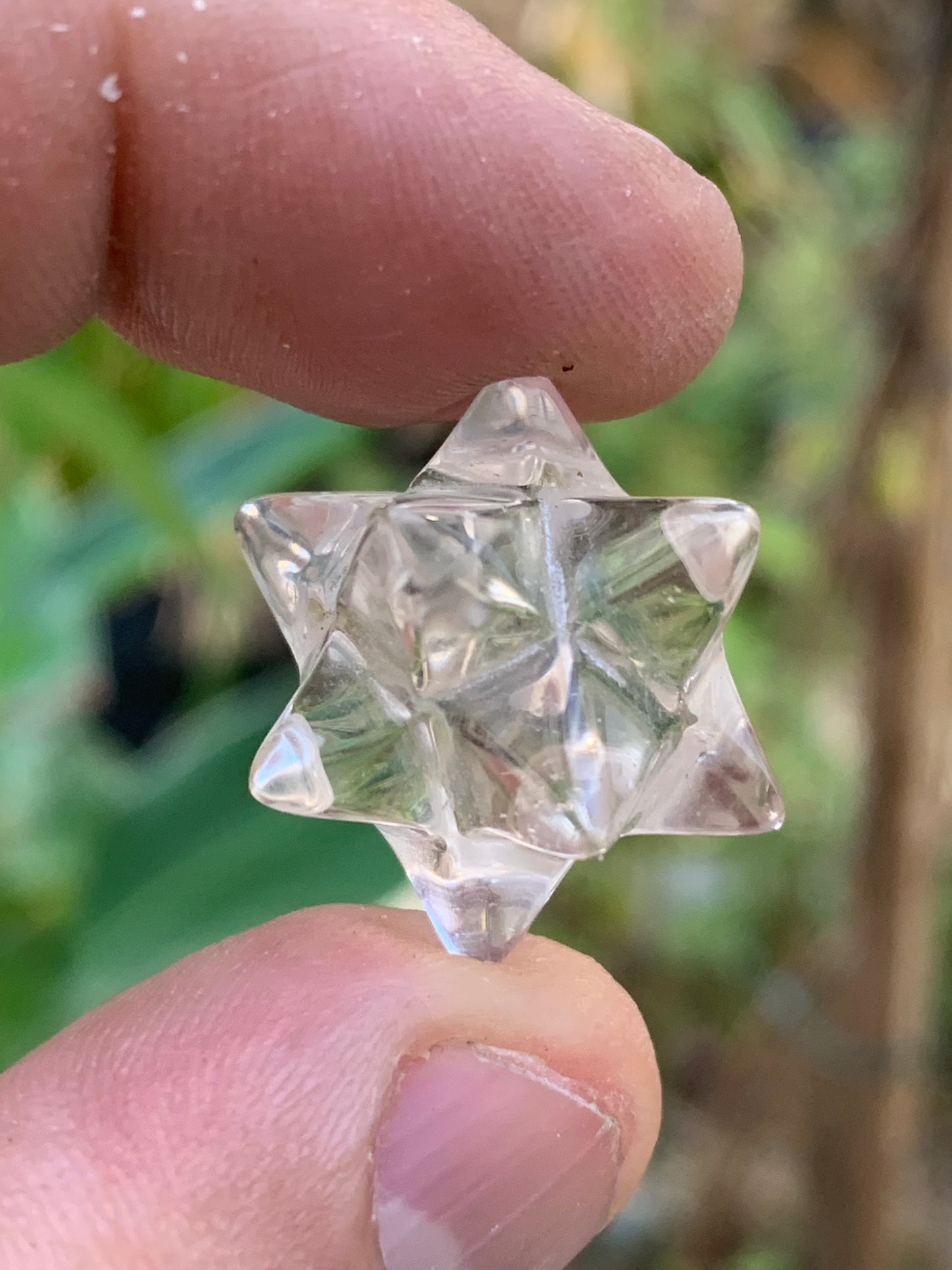 Sirius Star (12 branches), 3 stones to choose from: Amethyst, Rose Quartz or Rock Crystal. Ø from 15 to 80 mm