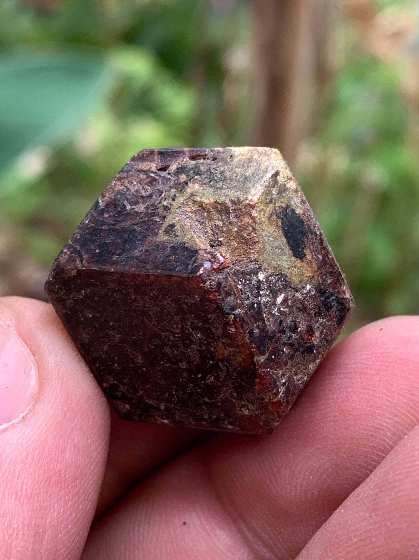 Grenat pyrope, spécimen brut naurel de 30x24x24 mm - 31 gr., très belle pièce, parfait !