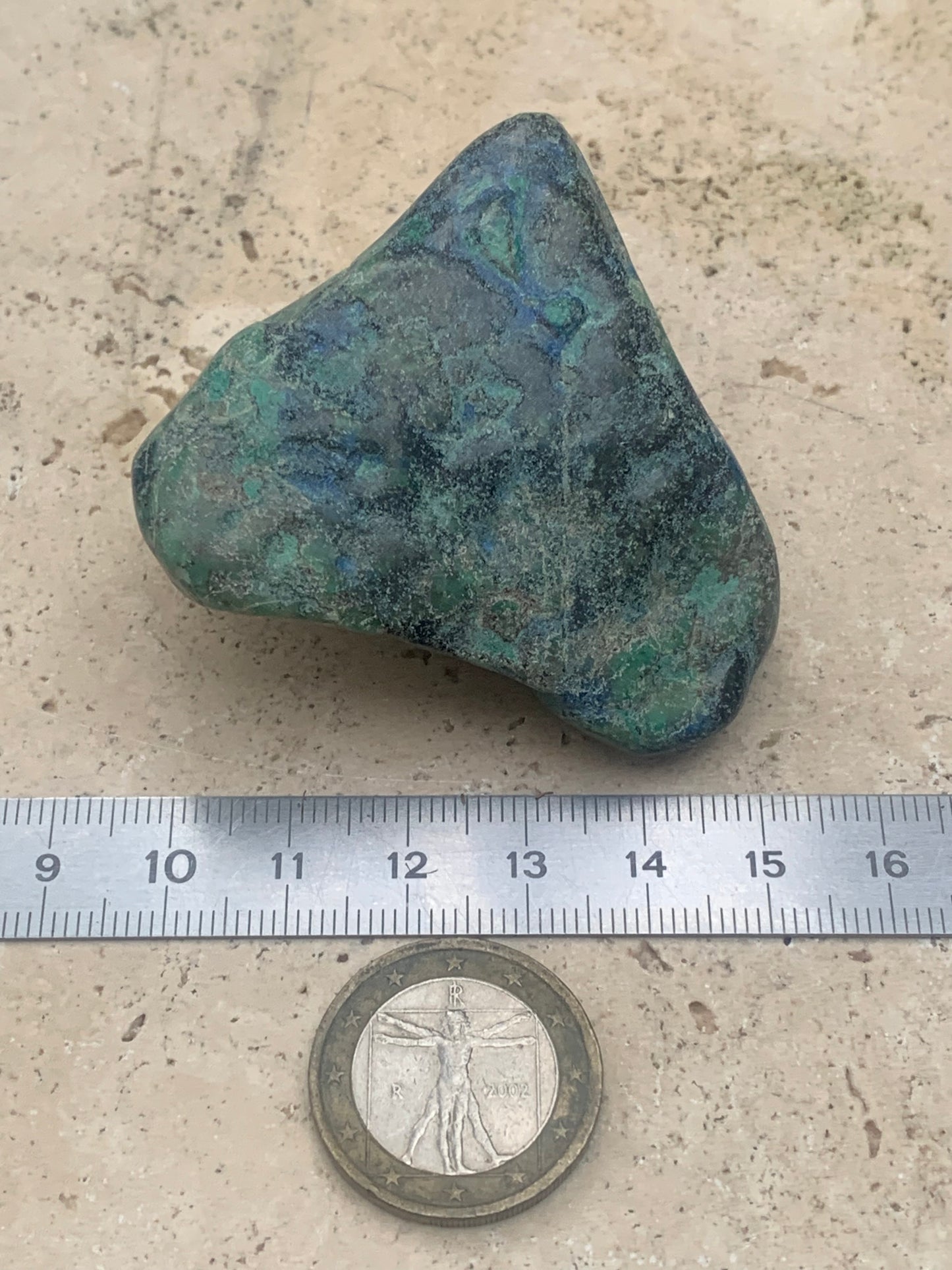 Planchéite, spécimen de 55x55x34mm - 101 grammes. Parfait en collection, bijouterie, exposition...