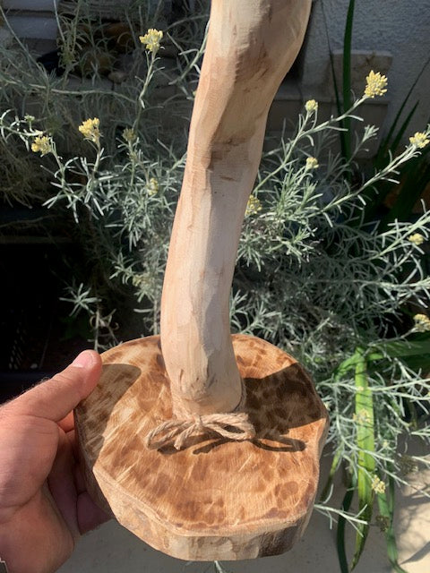 Support made of recycled wood, foldable branches, for Koshi/Zaphir chimes – 54 x 20 x 17 cm - Creation Zen Curiosity