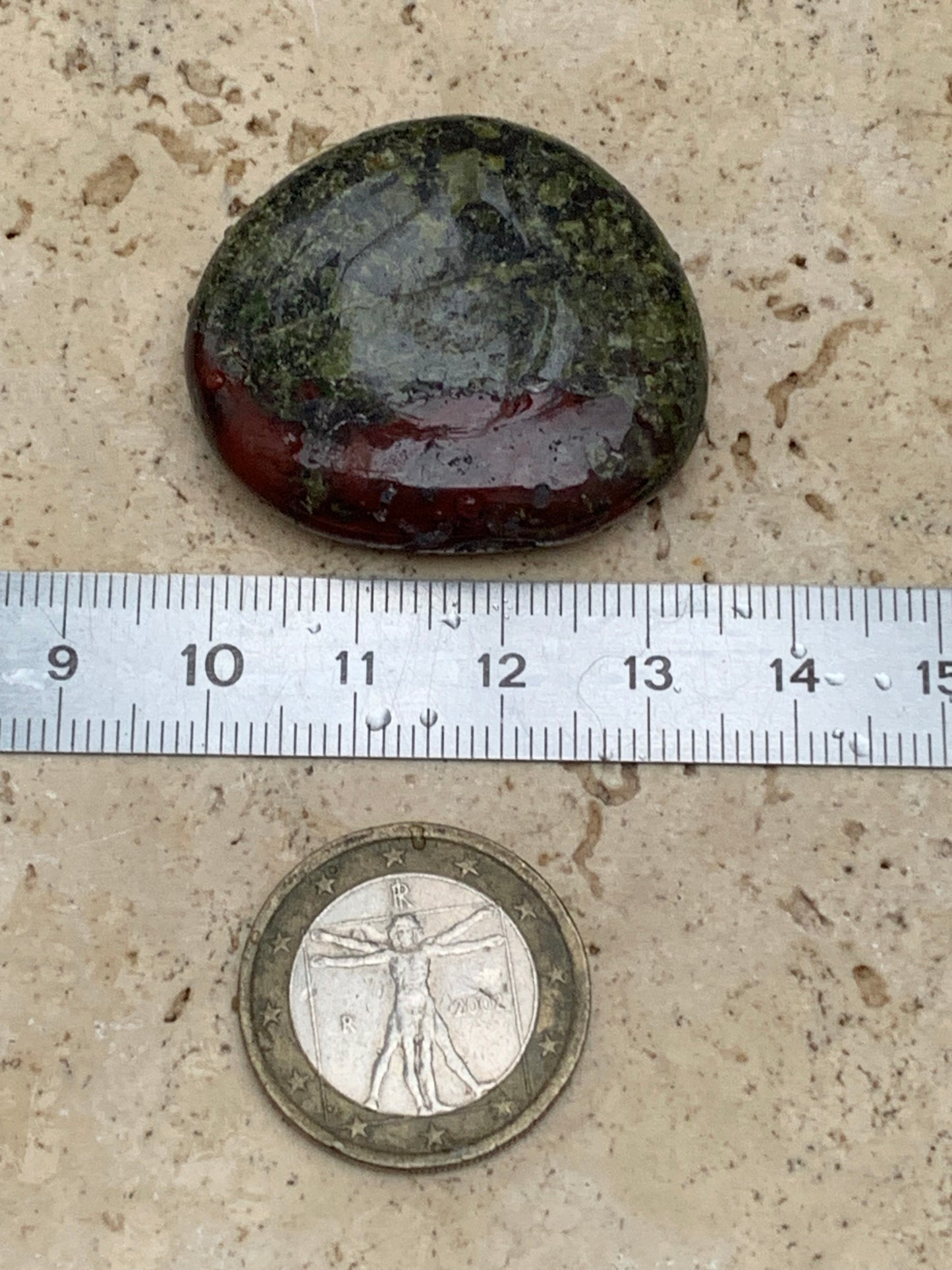 Jaspe Sang de Dragon – Galets polis naturels - 2 modèles au choix !