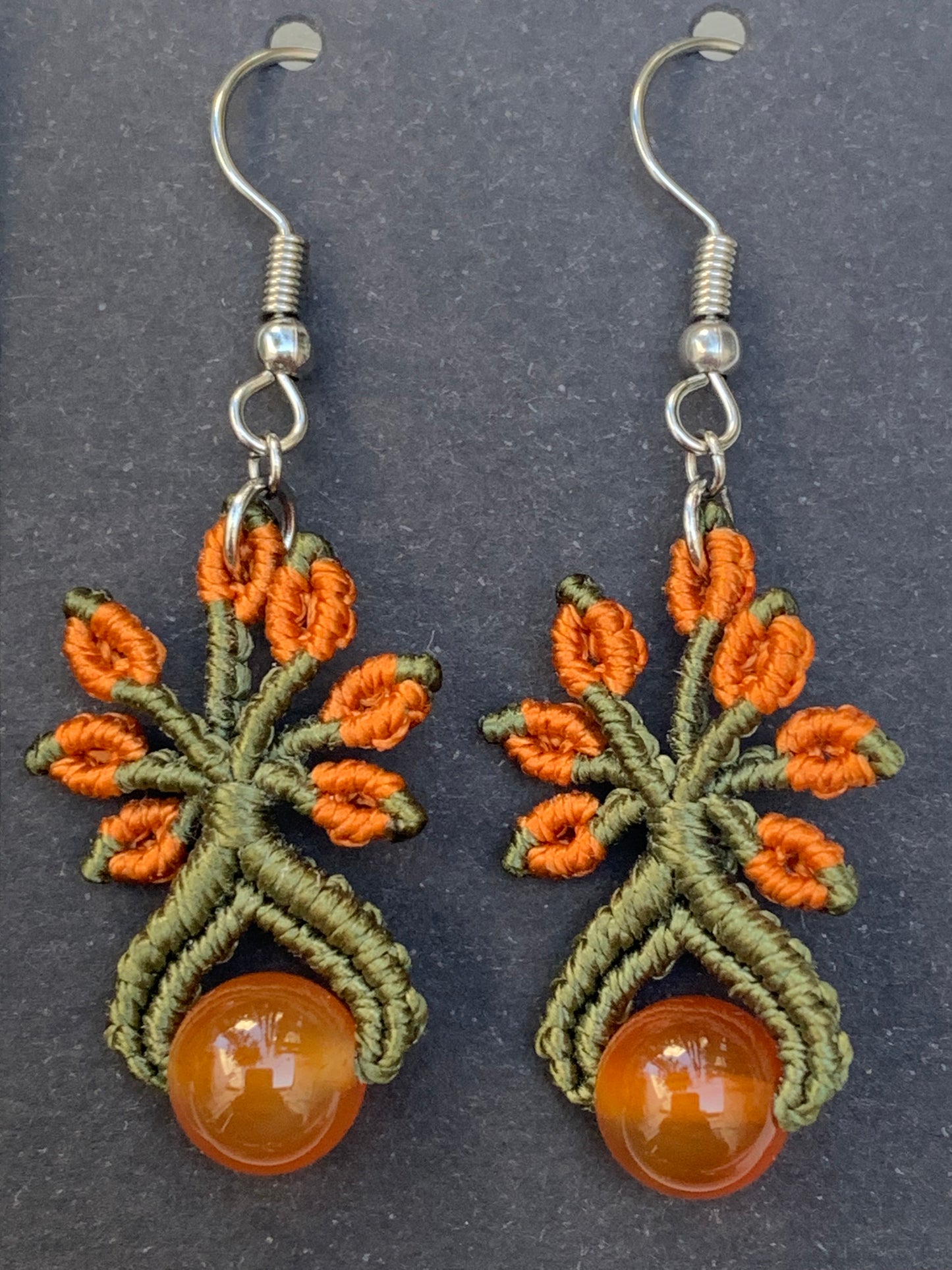 đ§” Boucles dâoreilles, superbes crĂ©ations tissĂ©es Ă la main avec perle en pierre semi-prĂ©cieuse â Choisissez votre perle et recevez une crĂ©ation sur mesure ! Fait par CrĂ©atipik (Fr°)
