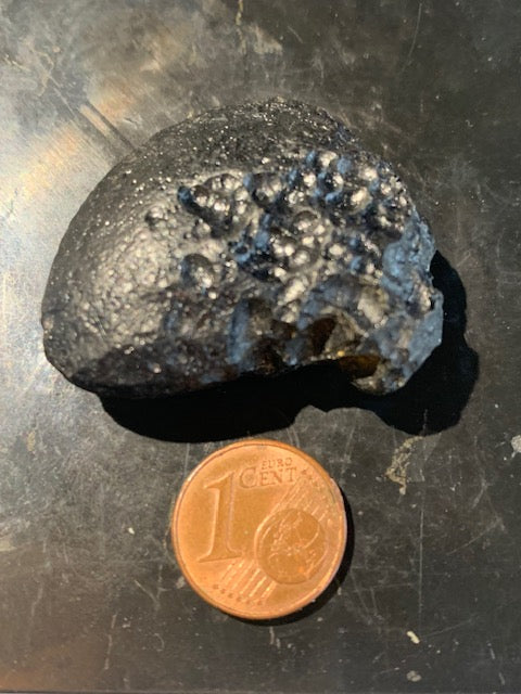 Tectite du Vietnam - 38 x 30 x 13 mm - 18,6 gr. - Famille des météorites