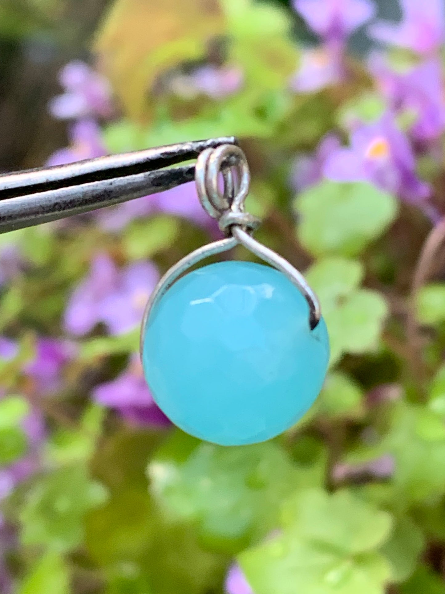 Amazonite, pendentif en Argent de 16mm de hauteur x 10 de largeur x 10 d'épaisseur. Vendu avec cordon réglable de couleur noire offert !