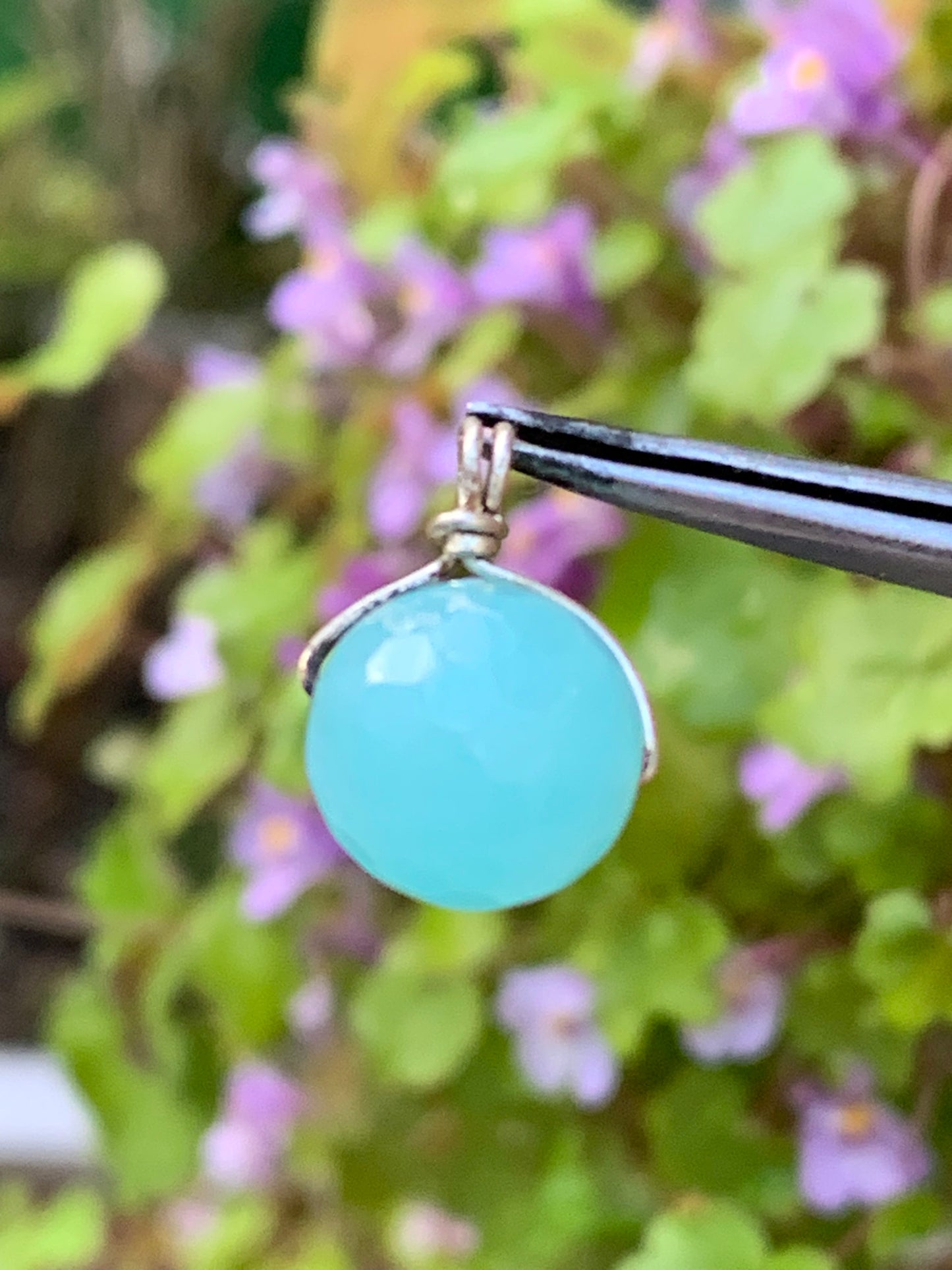 Amazonite, pendentif en Argent de 16mm de hauteur x 10 de largeur x 10 d'épaisseur. Vendu avec cordon réglable de couleur noire offert !