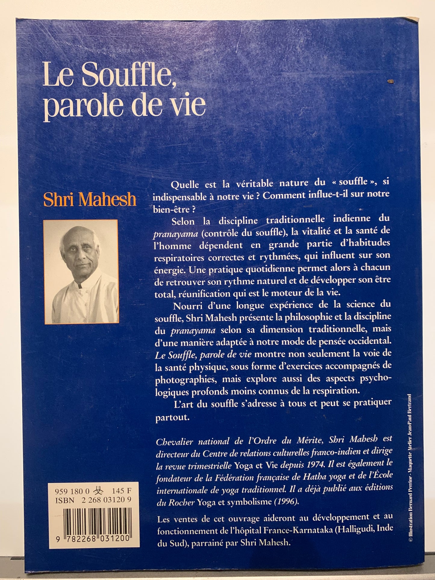 Livre : Le Souffle, Parole De Vie. Pranayama par Shri Mahesh | Editions Du Rocher
