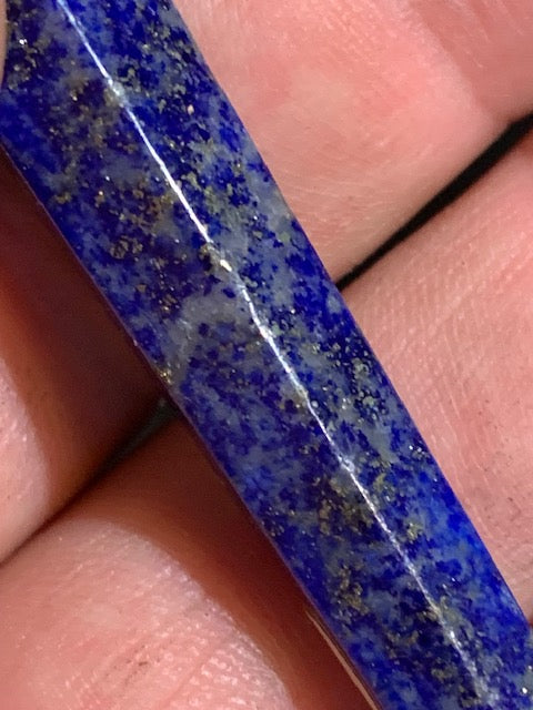 Lapis lazuli - Laser (Pointe/ Obélisque) - 50 mm x 10 de diamètre - 9 grammes