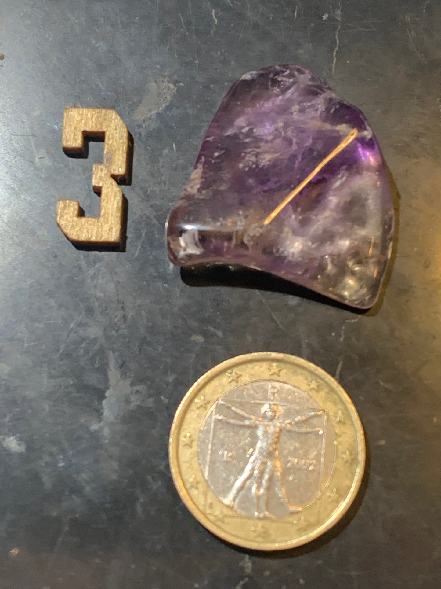 Amétrine – Pierres roulées à l'unité - ± 30 x 20 x 20 mm environ – De 10 à 22 g - parfait pour mettre dans les poches !