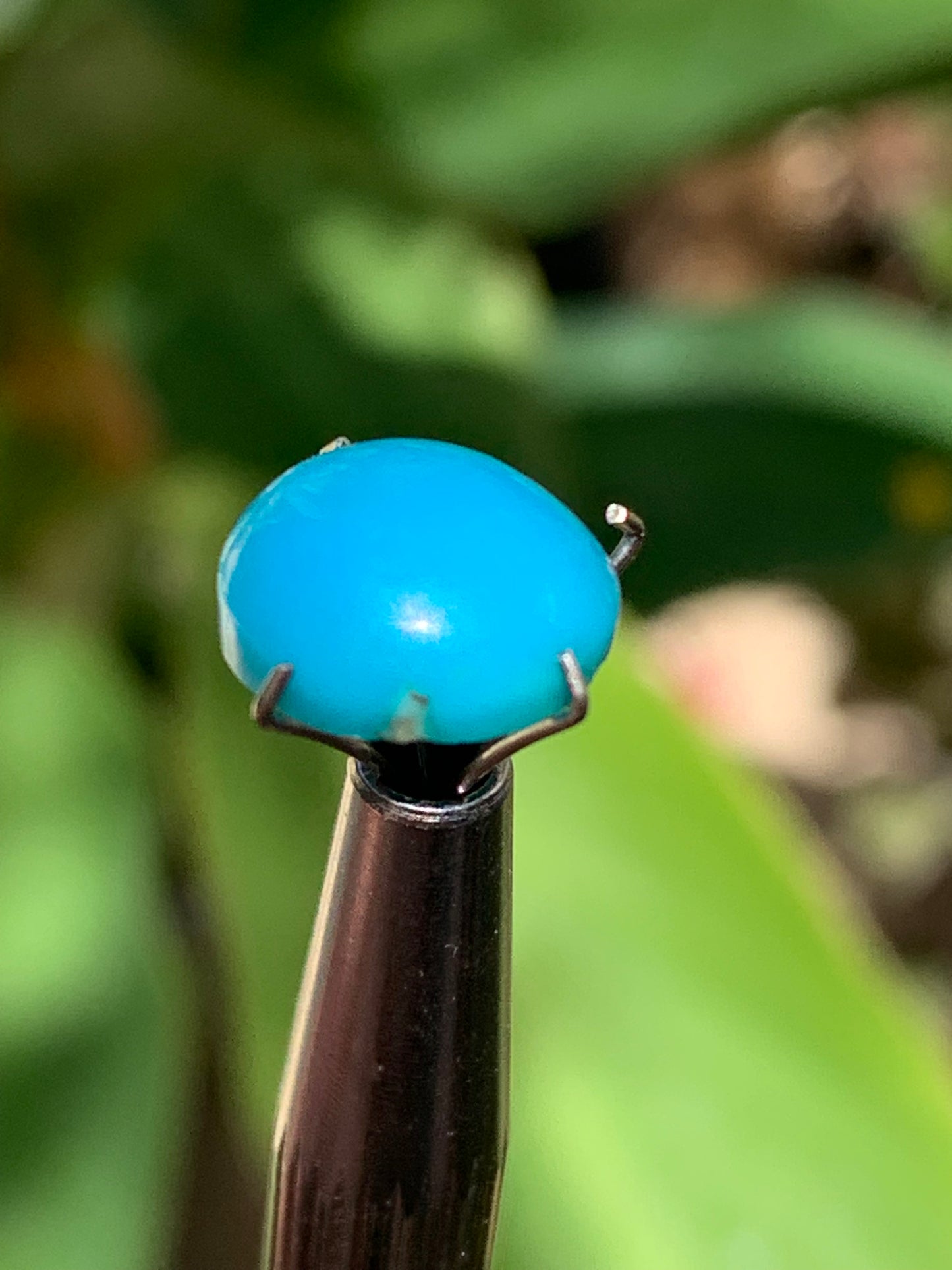 Turquoise, cabochon AAA de 10mm x10 x5 - 3,5 carats. Parfait en bijouterie, collection ,exposition...