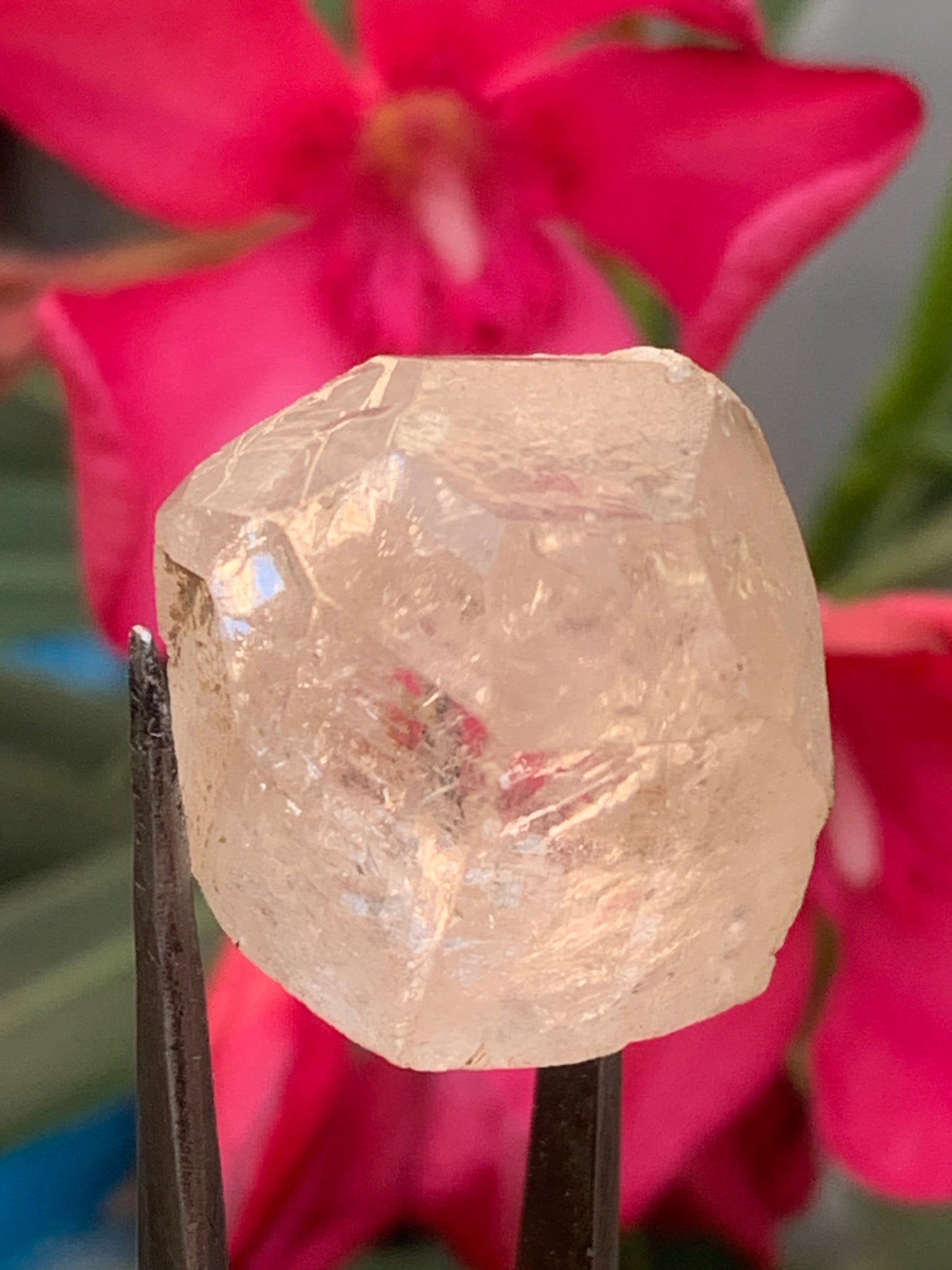Topaze Impériale, superbe cristal naturel de 21mm x18 x12 - 11 grammes/ 55 carats. Belle pièce de collection, unique et assez rare sur le marché !