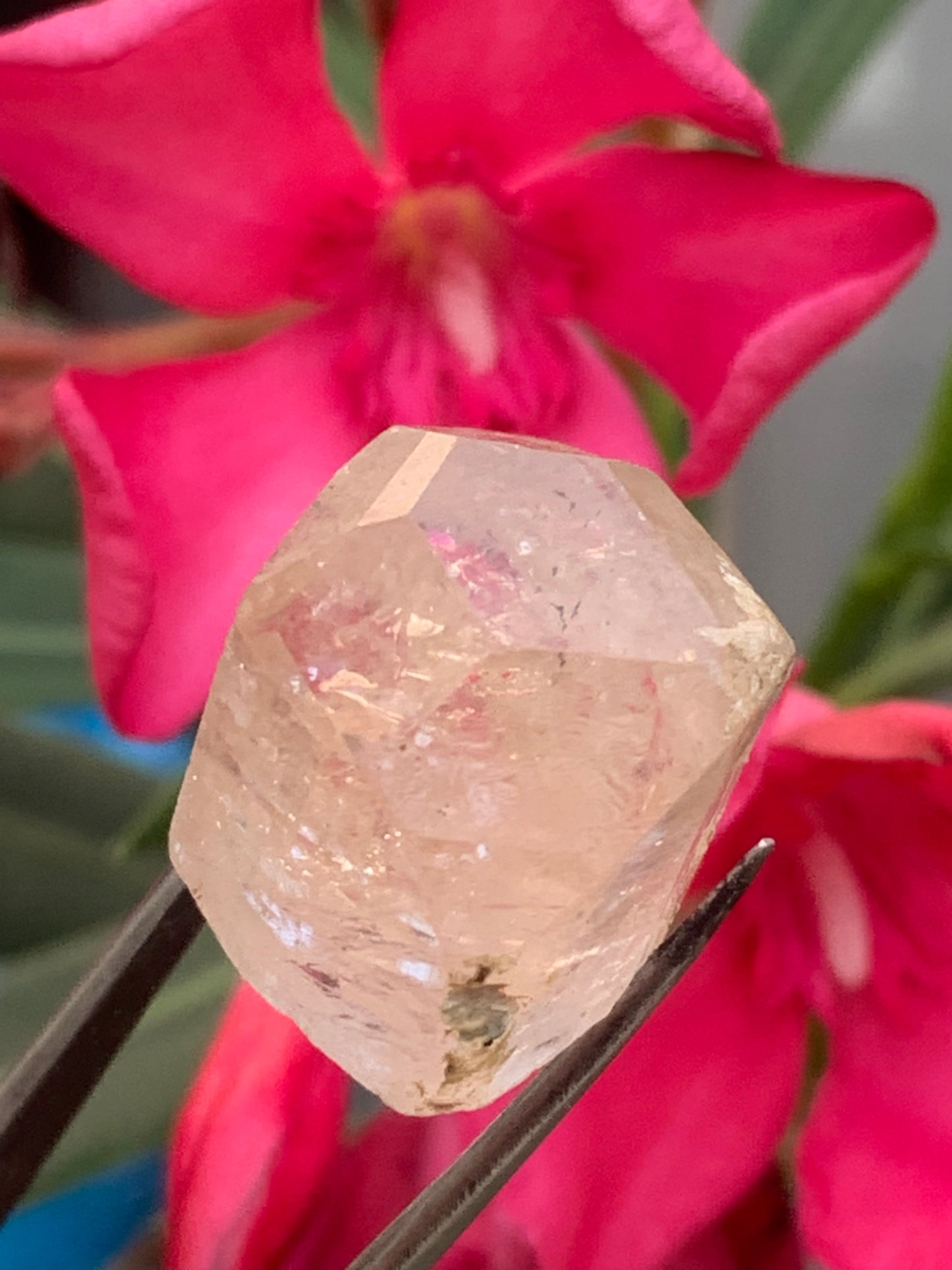 Topaze Impériale, superbe cristal naturel de 21mm x18 x12 - 11 grammes/ 55 carats. Belle pièce de collection, unique et assez rare sur le marché !