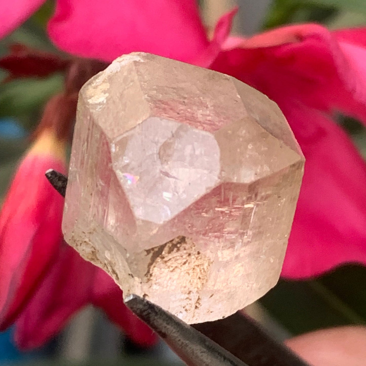 Topaze Impériale, superbe cristal naturel de 21mm x18 x12 - 11 grammes/ 55 carats. Belle pièce de collection, unique et assez rare sur le marché !