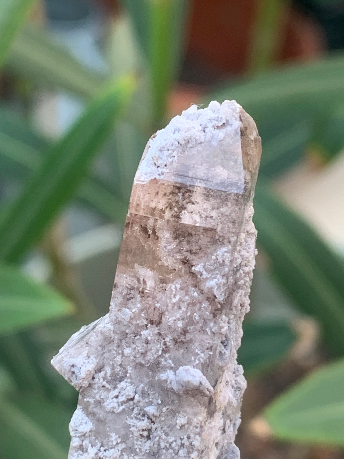 Topaze Impériale, superbe cristal naturel de 55mm x18 x15 - 13,1 grammes. Belle pièce de collection, unique et assez rare !