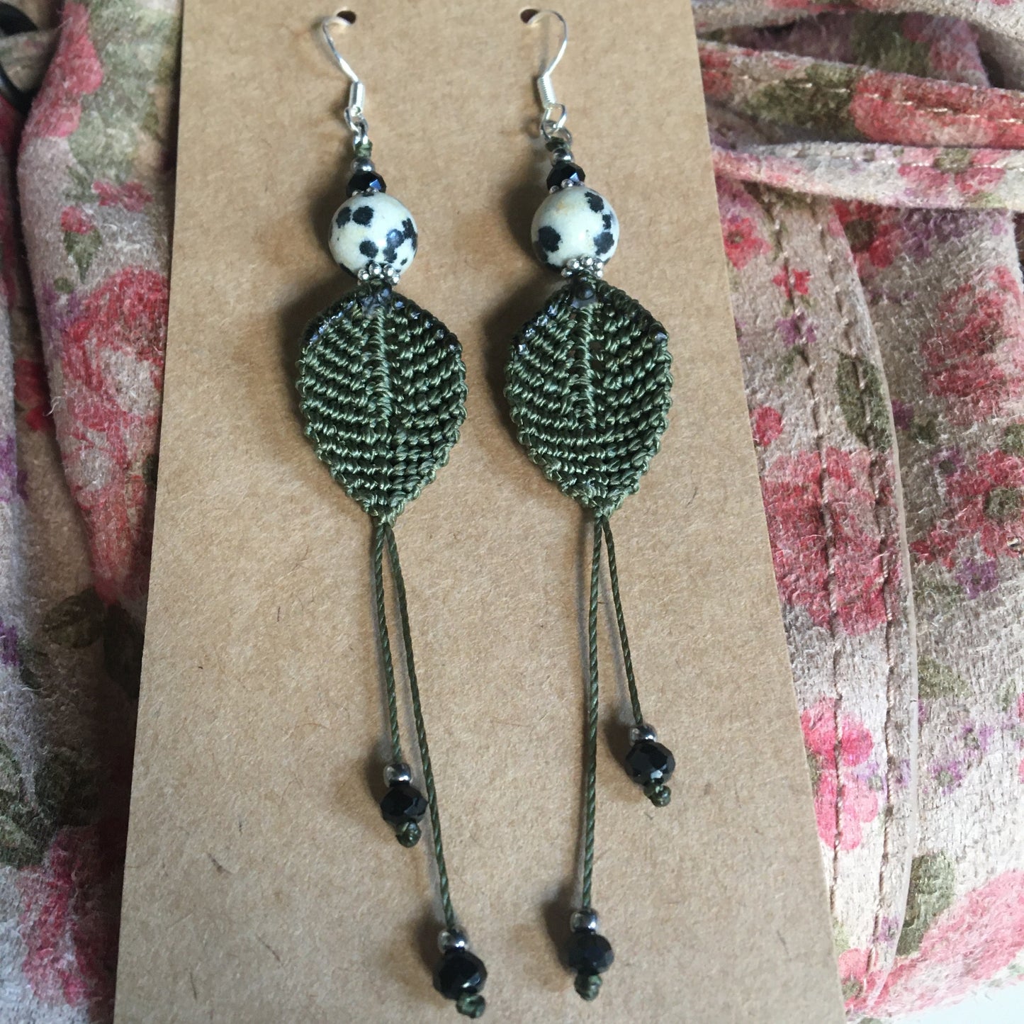đ§” Boucles dâoreilles tissĂ©es Ă la main avec perle en pierre semi-prĂ©cieuse â Choisissez votre perle et recevez une crĂ©ation sur mesure ! Fait par CrĂ©atipik (Fr°)