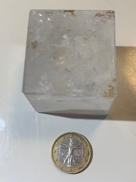 Rock crystal cube, one of the 5 Platonic Solids, models of your choice (sold individually) - 1.5 to 5 cm. Quality A to AAA!