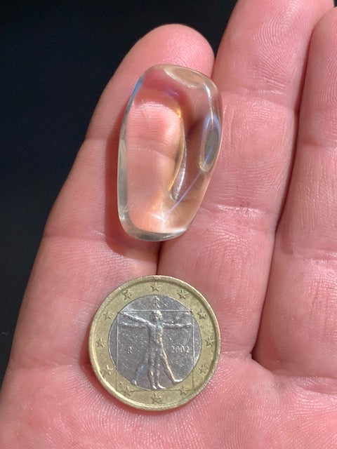Citrine naturelle - Pierre roulée - 32 x 19 x 11 mm - 9,2 gr.