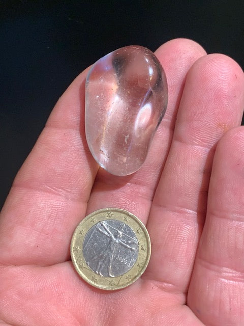 Citrine naturelle - Pierre roulée - 38 x 24 x 17 mm - 20,4 gr.