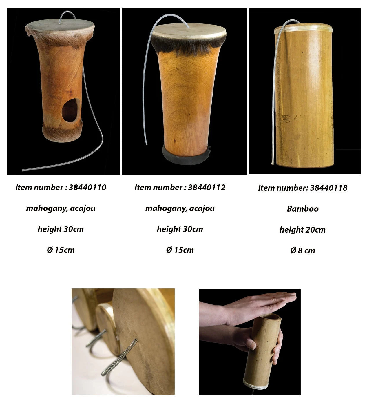 Boîte tonnerre/ Thunder box, 3 modèles au choix de 25 à 30 cm. Pièce de qualité, parfait pour tous vos projets sonores !