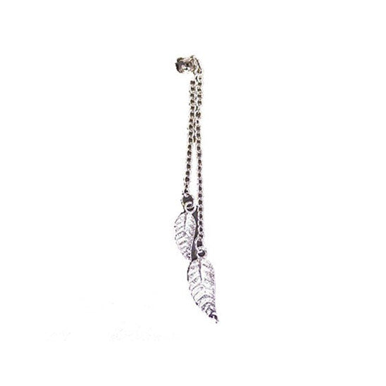 Sélection de 'poussette' avec feuilles et 2 chainettes en Argent 0.925... Parfait pour adapter vos perles préférées !