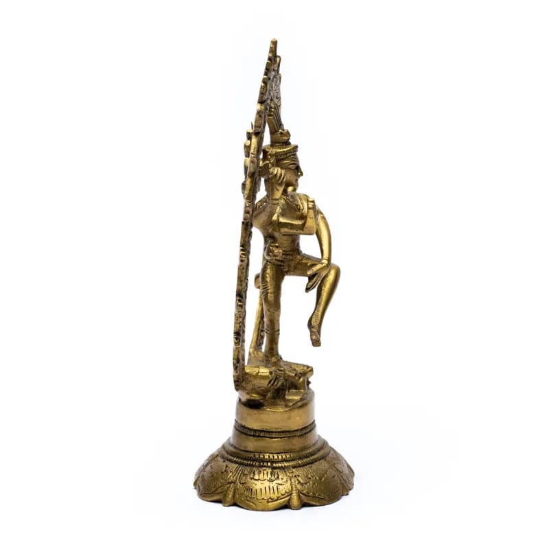 Shiva Nataraj en métal (laiton). Ø de 10, 15 et 20 cm, au choix. Divinité hindouiste !