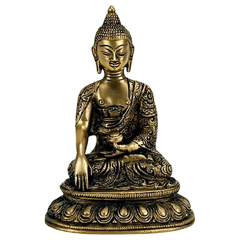 Sélection de Bouddha en laiton. Ø modèles de 13 à 20cm (au choix). Divinité Bouddhiste sacré de très belle qualité !