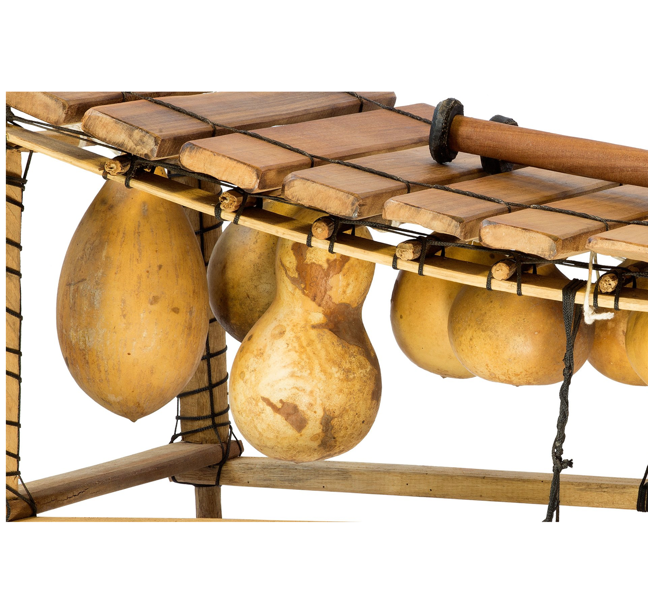 Balafon 12 tons du Ghana, pentatonique (Fa majeur), 80×45×40 cm, livré avec 2 baguettes et housse en tissu !