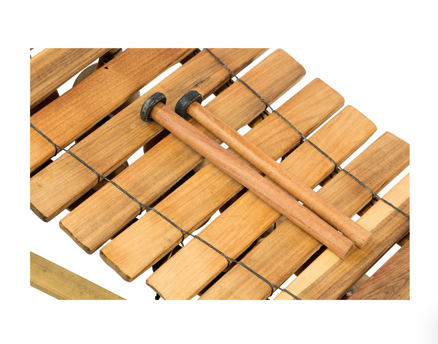 Balafon 12 tons du Ghana, pentatonique (Fa majeur), 80×45×40 cm, livré avec 2 baguettes et housse en tissu !