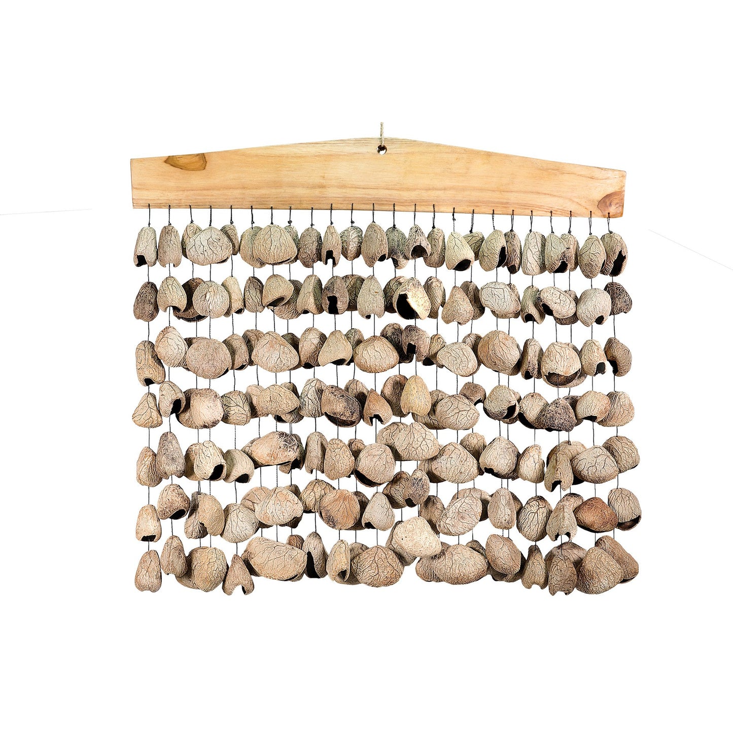 Bar Chimes/ Chime Tree/ Rideaux de graines de 50x50 centimètres, 4 modèles de graine au choix. Instrument fascinant que l'on retrouve dans le monde des percussions. Des sons qui rappellent le vent dans les branches !