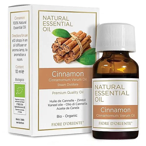Huile essentielle de Cannelle bio 100 % naturelle – Fiore d’Oriente, élaborée selon les principes de la médecine holistique.