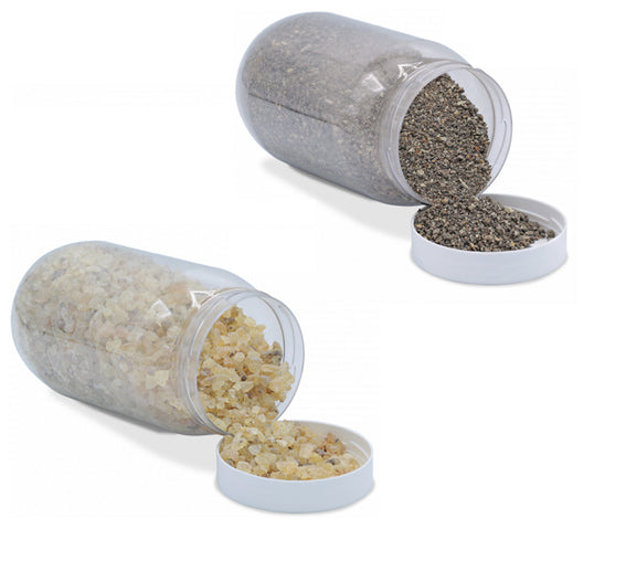 Les 12 encens 'en grains' les plus utilisés, 100% naturels, à brûler sur charbon*, vente au poids suivant indications. Tous les principaux encens en grains réunis en quelques photos, parfait ! Vente par 80 gr. ou en boîte complète de 200 à 500 grammes !