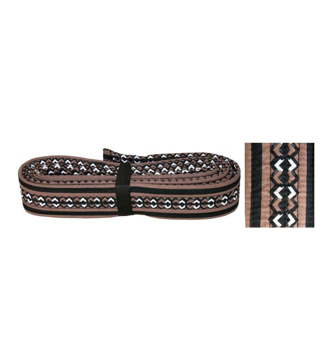 Sangle de 4 mètres de longueur, en nylon 'alpin' pour attacher les djembés, tambours ou autres. 3 modèles au choix !