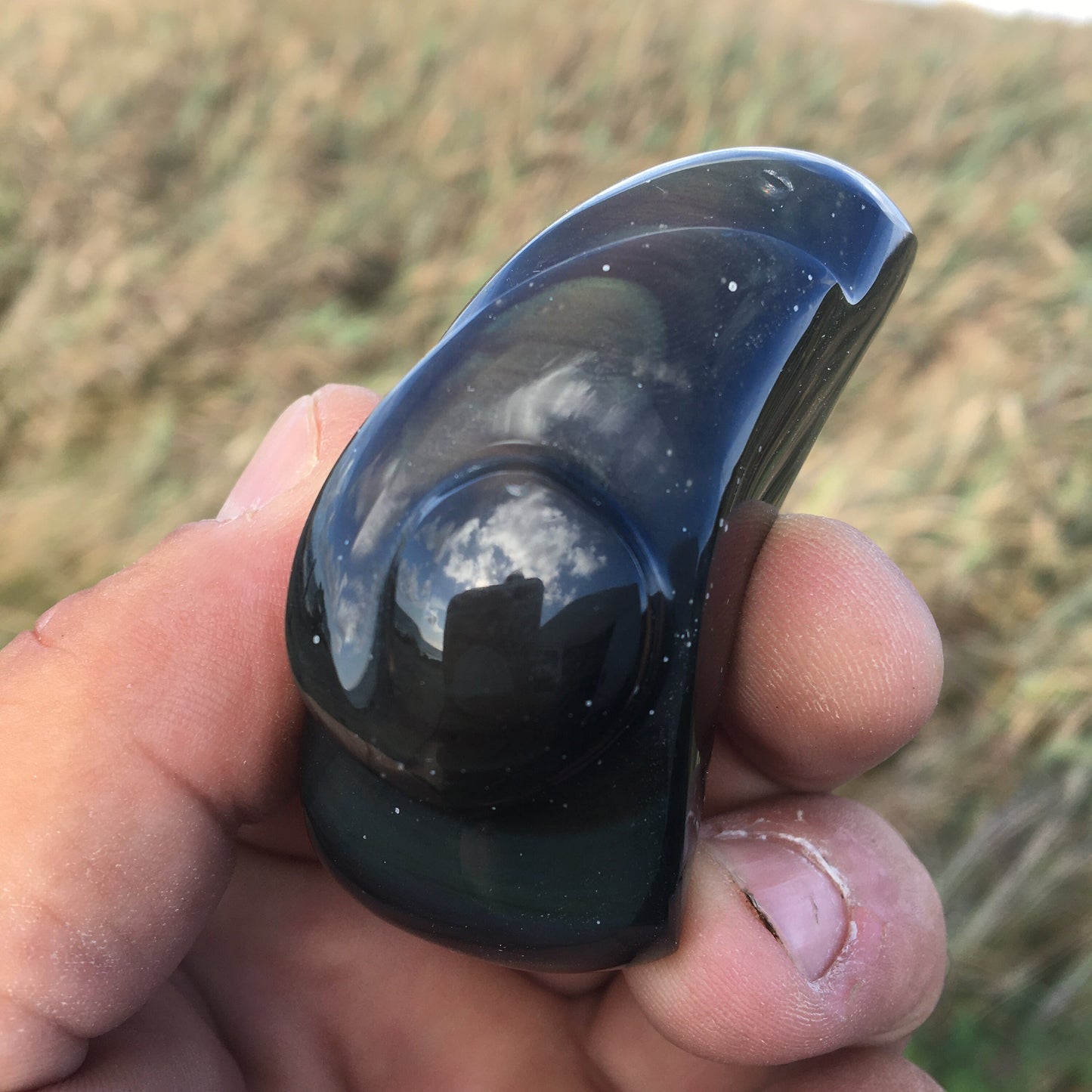 Obsidienne Doré - Pièce taillée de 50x40x25mm - 40 grammes !