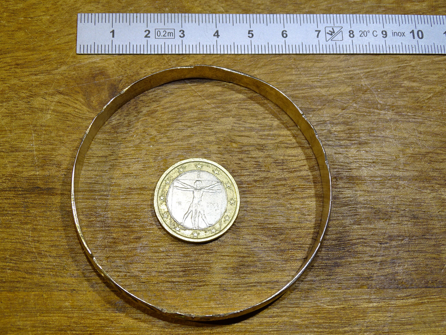 Bracelet de type 'Jonc' ou 'Manchette', fait en Argent 0.925, avec gravure et fantaisie, superbe !