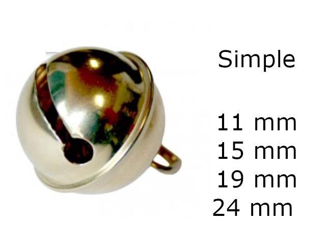 Cloches et clochettes en métal. Styles médiéval, moderne ou classique, de 11 à 38 mm pour instruments et danse !