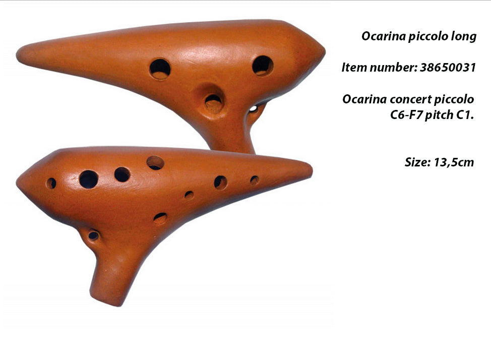 Ocarina 'professionnel' en terre cuite, 6 accordages au choix, très belle qualité !
