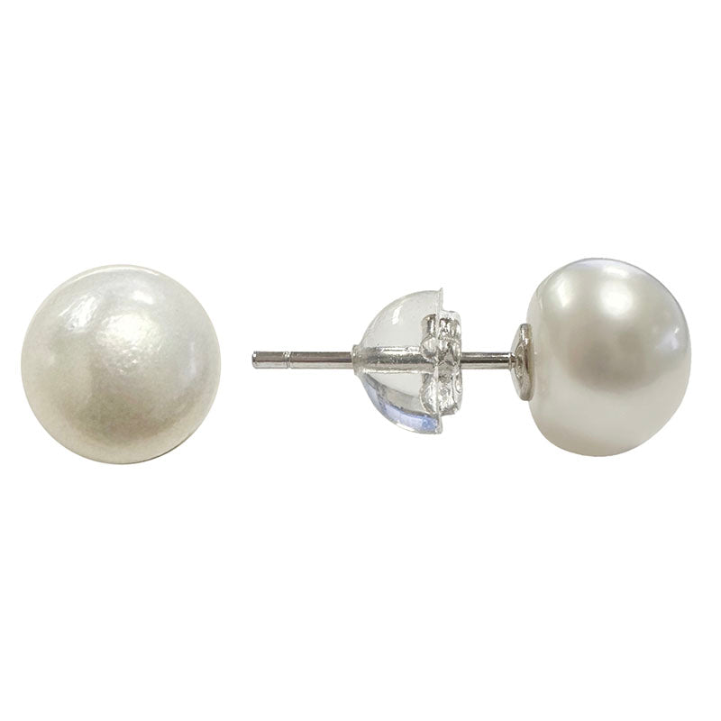 Puces/ Clous/ Boucles d'oreilles en Jade, Améthyste, Labradorite, perle Biwa (Tahiti); qualité AA à AAA. Finition Argent 0.925, très élégantes, fines, parfait !